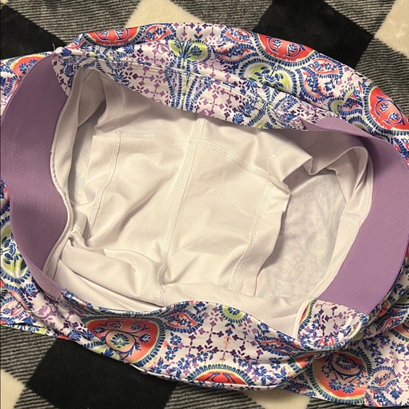 Lady Hagen Golf Vibrant Patterned Mini Skirt / Skort with Purple Accents size XL - Picture 10 of 13